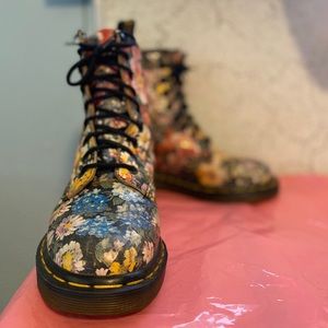 Vintage Floral Doc Martens Purchased year 2000
